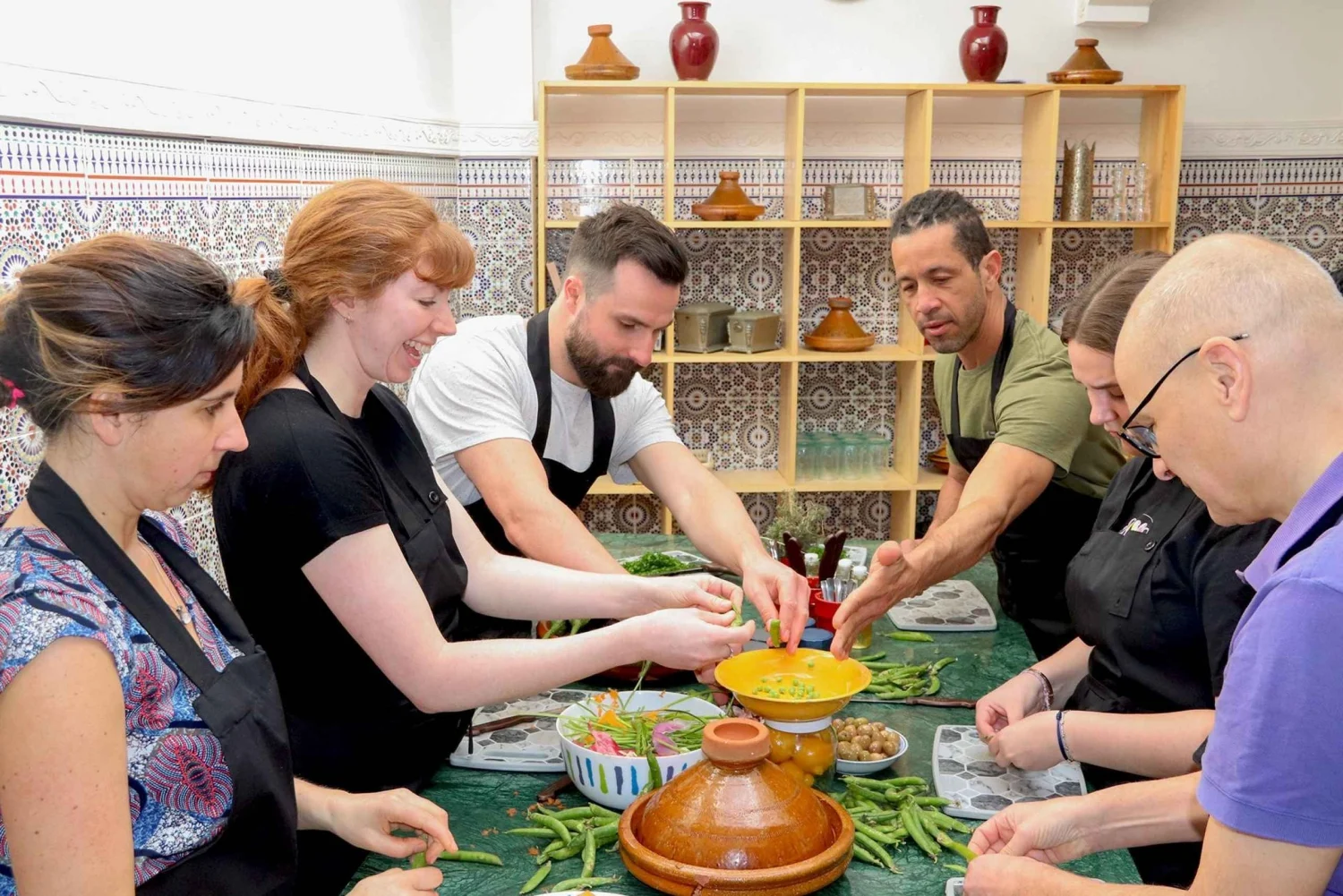 Cours de cuisine marocaine avec un chef local